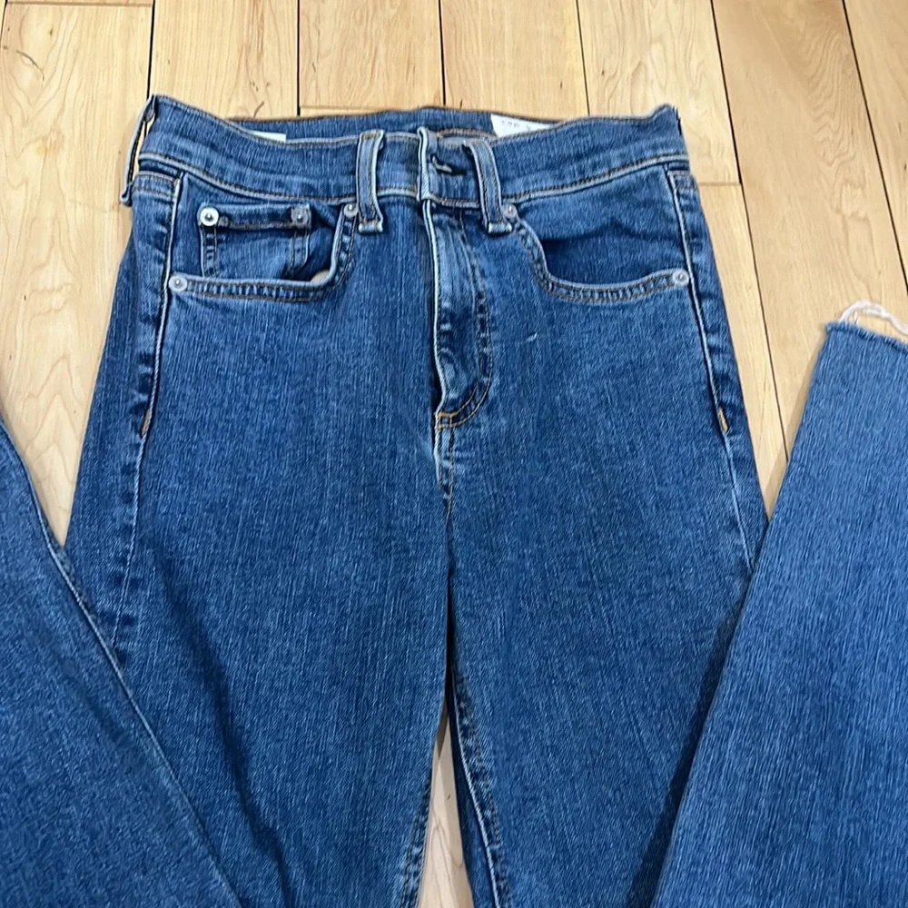 Rag and Bone Step Hem Jeans Sz 24 - Picture 15 of 16